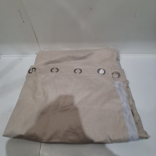 (1 PANEL) BEAUTYREST GROMMET TOP BLACKOUT CURTAIN WITH LINER - 52" X 90" - LINEN (MODEL: 6699105) image 2