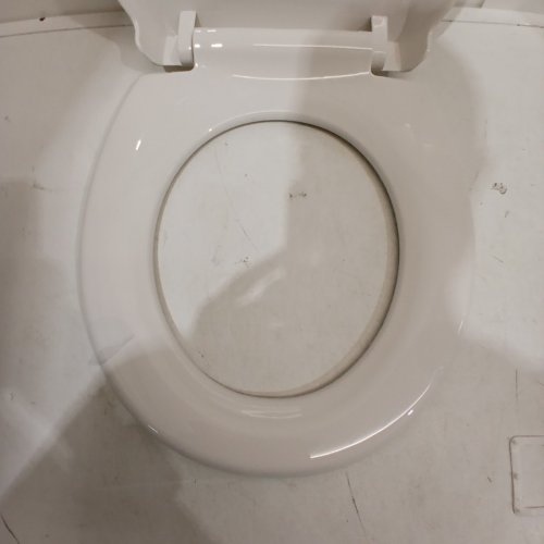 GARVEE ROUND TOILET SEAT WITH SLOW SOFT CLOSE - 17" - WHITE (MODEL: PHO-0R8LDVYT) image 3