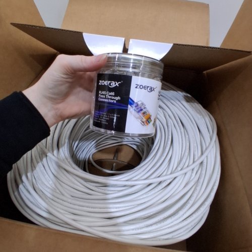 NEW YORK CABLES CAT6 RISER NETWORK CABLE - 1000FT - WHITE (ITEM: NYC-622) image 4