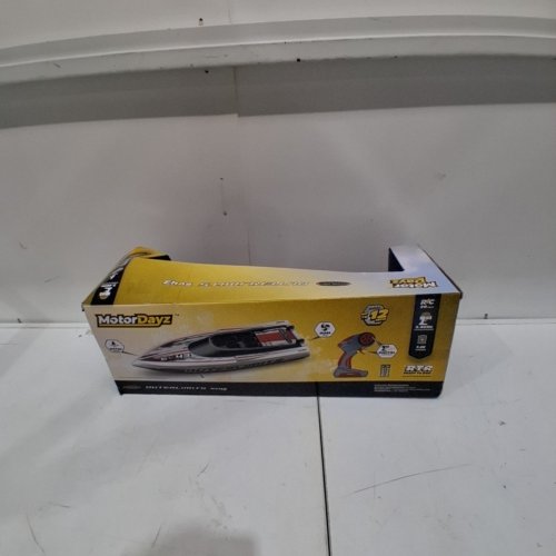 MOTOR DAYZ REMOTE CONTROL RACING BOAT - 20" - WHITE/RED/BLACK image 3