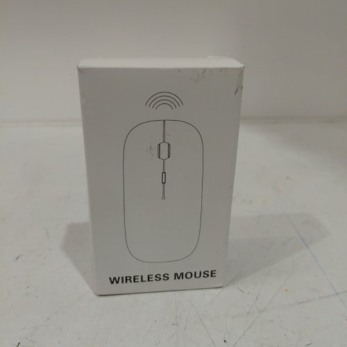 RECHARGEABLE WIRELESS BLUETOOTH MOUSE - SLIM ERGNOMIC DESIGN - SILVER (MODEL: E68) image 3