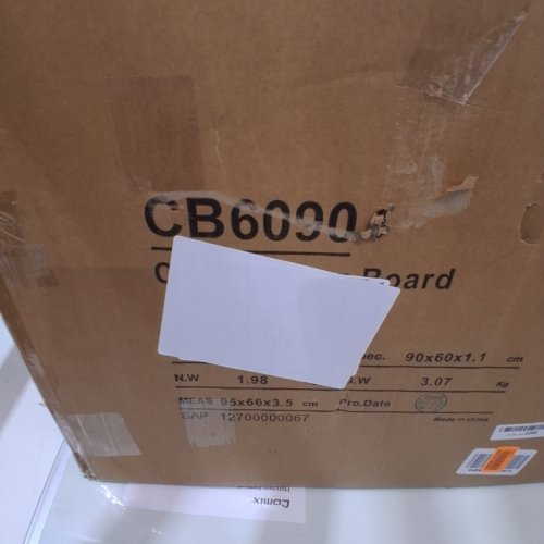 COMIX DRY ERASE AND CORK BOARD COMBO - 24" X 18" - SILVER/WHITE (MODEL: CB6090) image 2