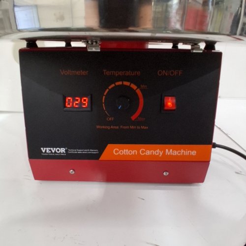 VEVOR COMMERCIAL XL COTTON CANDY MAKER MACHINE - RED/BLACK (MODEL: MHTJXM01H) image 2