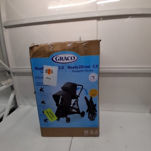 GRACO READY2GROW 2.0 DOUBLE STROLLER - RAFA/BLACK (MODEL: 2140042) image 4