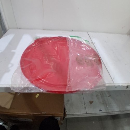 RUBBERMAID BRUTE 32 GALLON TRASH CAN LID - RED (MODEL: FG263100RED) image 2