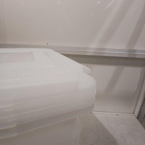 4PK IRIS USA PLASTIC STORAGE BIN TOTE - 33L - CLEAR (MODEL: FB-21E/FB-21EE) image 4