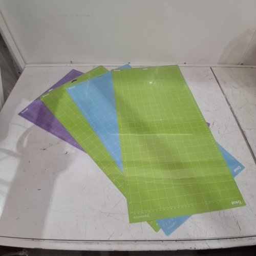 4PK CRICUT MACHINE MATS - 12" X 24" - 2 STANDARD GRIP, 1 LIGHT GRIP, 1 STRONG GRIP - MULTICOLOR - (MODEL: ‎2012129) image 2