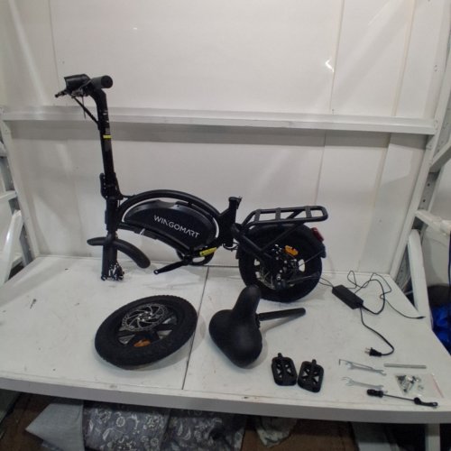 WINGOMART FOLDING ELECTRIC BIKE FOR ADULTS - 14" - 350W - 32KM/H - BLACK (MODEL: D3F) image 5