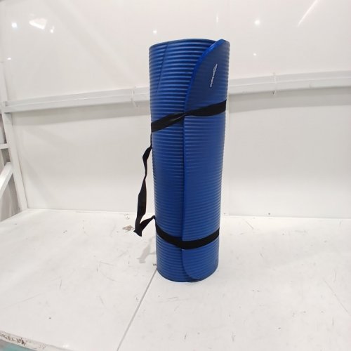 AMAZON BASICS 1/4" THICK EXERCISE YOGA MAT - 74" X 24" - BLUE/AQUA image 2