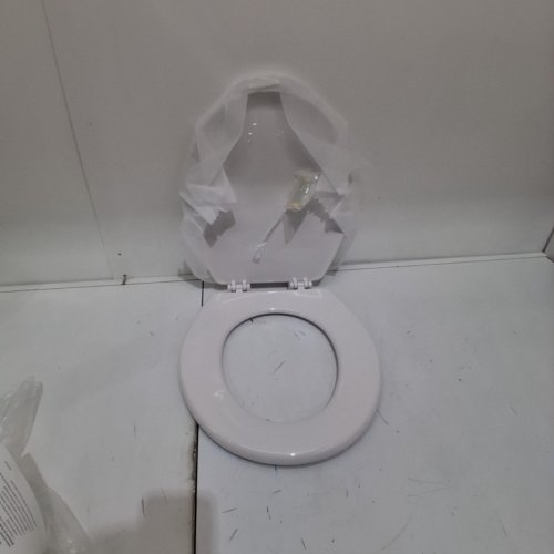 CENTOCO ROUND CENTOCORE MOLDED HEAVY DUTY TOILET SEAT - 17" - WHITE (MODEL: DS700-001) image 2