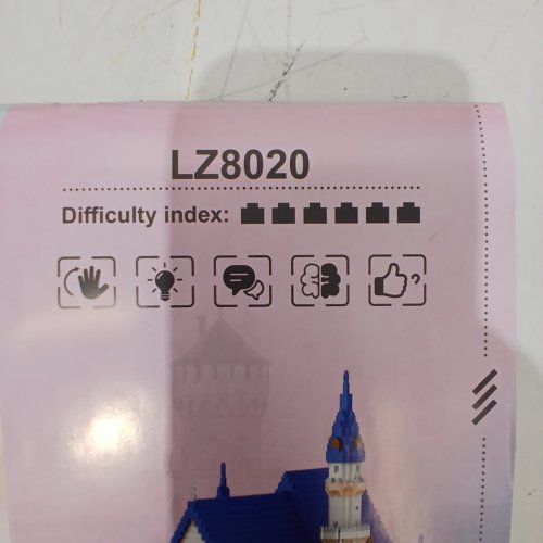 11810PC VLITES NEUSCHWANSTEIN CASTLE BUILDING BLOCK SET - MULTICOLOR (MODEL: LZ8020) image 4