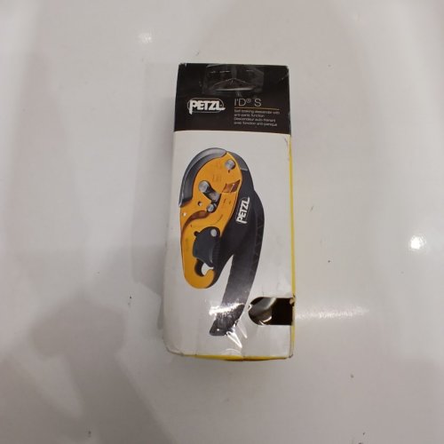 PETZL SELF-BRAKING DESCENDER WITH ANTI-PANIC FUNCTION - 10.5-11.5 MM ROPE - BLACK / YELLOW (MODEL: I'D S) image 6
