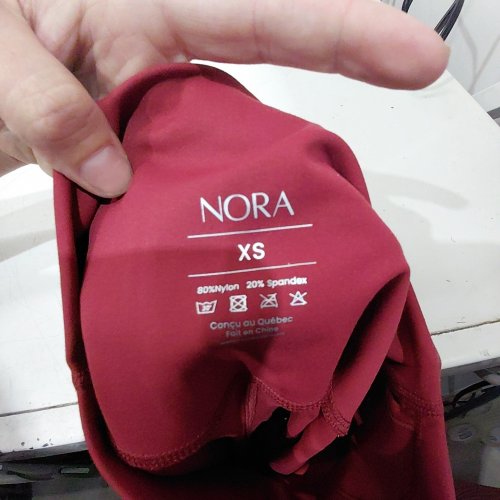 NORA YANE BIKER SHORTS - EXTRA SMALL - RED image 2