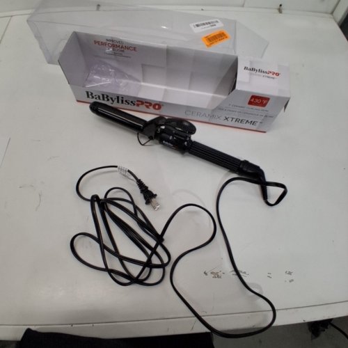 BABYLISSPRO CERAMIC CURLING IRON WITH SPRING HANDLE - 1" - BLACK (MODEL: BABC100SNC) image 3