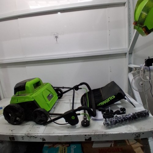 GREENWORKS BRUSHLESS DETHATCHER / SCARIFIER *TOOL ONLY* - 15" - 48V - GREEN/BLACK (MODEL: DHM401) image 2