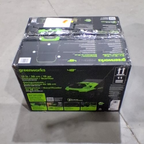 GREENWORKS BRUSHLESS DETHATCHER / SCARIFIER *TOOL ONLY* - 15" - 48V - GREEN/BLACK (MODEL: DHM401) image 8