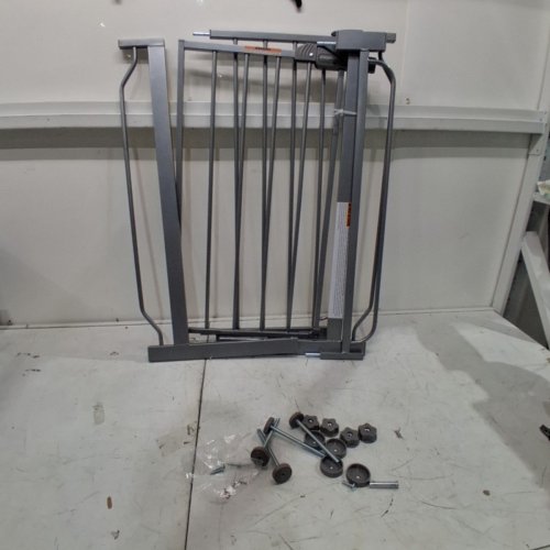 REGALO EASY STEP 49" EXTRA WIDE BABY GATE - 30"X49" - PLATINUM (MODEL: 1164 EP DS) image 2