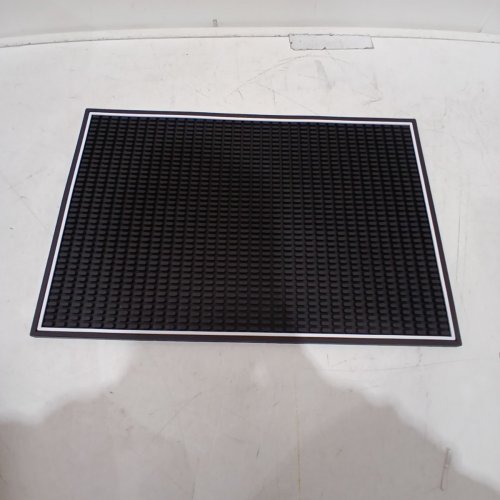 BAR SPILL MAT - 18" X 12" - BLACK image 2