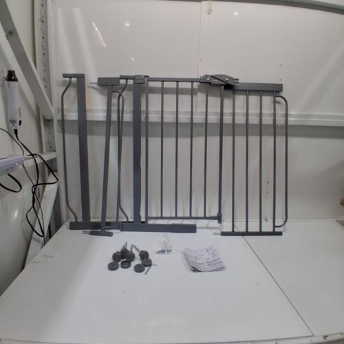 REGALO EASY STEP EXTRA WIDE BABY GATE - 29"- 49" X 30" - GREY (MODEL: 1164 EP DS) image 2