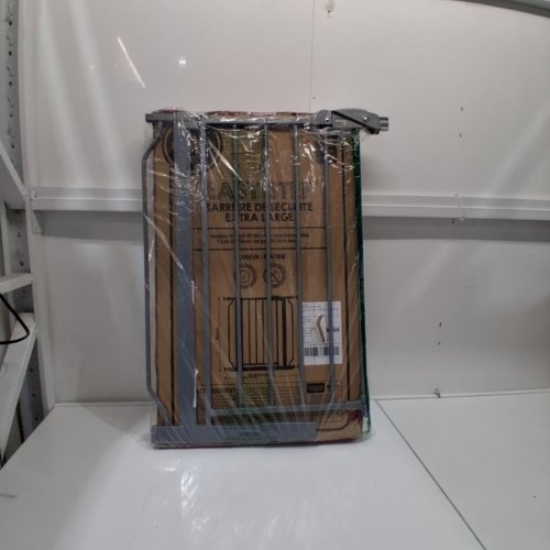 REGALO EASY STEP EXTRA WIDE BABY GATE - 29"- 49" X 30" - GREY (MODEL: 1164 EP DS) image 3