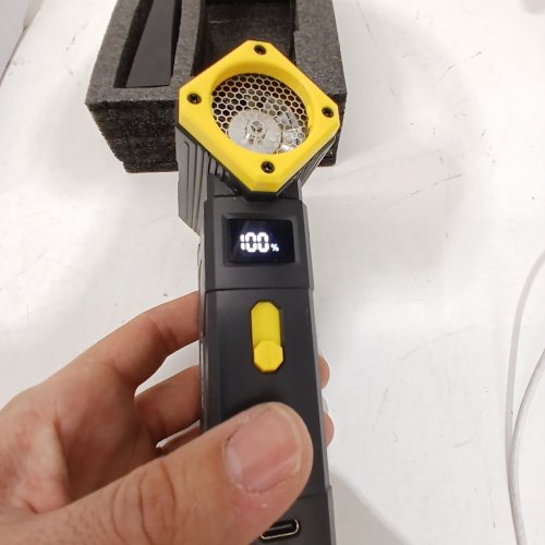ROEDIX PORTABLE CORDLESS AIR DUSTER - 10000 MAH; 5 V; 15W - BLACK / YELLOW (MODEL: R9 ULTRA) image 2