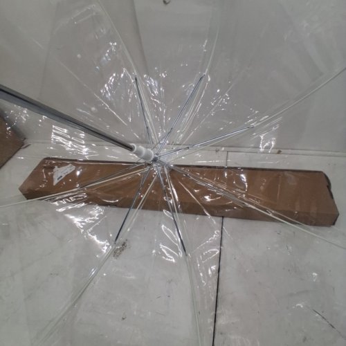 AMAZON BASICS ROUND BUBBLE UMBRELLA - 32"- CLEAR image 3