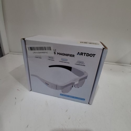 6PC ARTDOT LED RECHARGEABLE EYEGLASSES MAGNIFIER WITH 5 MAGNIFICATIONS GLASSES - WHITE (MODEL: 12539DC1) image 5