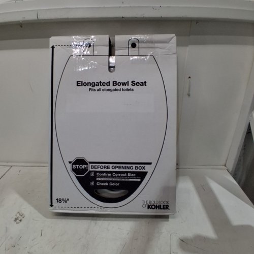 KOHLER CACHET ELONGATED TOILET SEAT - FITS BOWLS 18-5/8" - CREAM WHITE (MODEL: 4636-RL-0) image 3