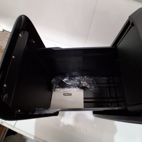 FELLOWES PAPER SHREDDER - 120 V - BLACK (MODEL: LX220) image 5