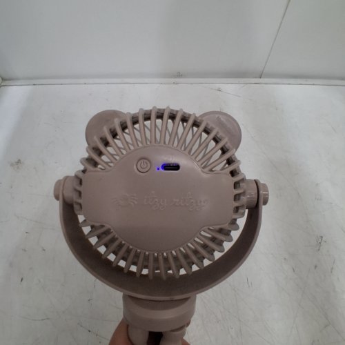 ITZY RITZY 3-SPEED STROLLER FAN WITH FLEXIBLE WRAPAROUND LEGS - 12" - BROWN BEAR image 2