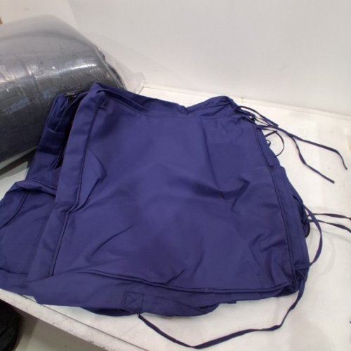 4PK IPYNBAP WATERPROOF OUTDOOR CHAIR CUSHIONS SET - 19" X 19" - BLUE image 4