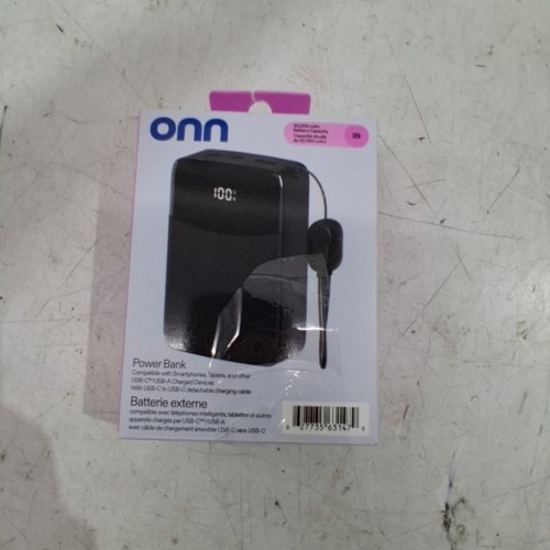 ONN POWER BANK WITH USB-A/USB-C - 20,000 MAH - 20W MAX - BLACK image 5