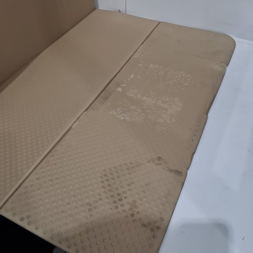 HAHE FOLDABLE YOGA MAT - 74" X 32" - BEIGE image 3