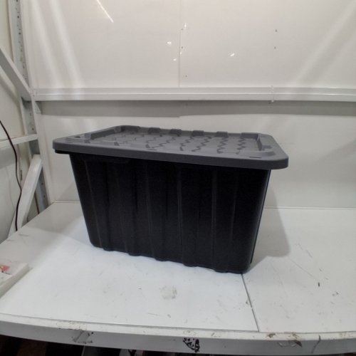 ACCENT PRO SERIES HEAVY DUTY TOTE STORAGE BIN - 120L - GREY/BLACK (MODEL: 2277460) image 2