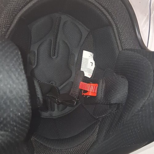 VEVOR 3/4-FACE HIGH DENSITY MOTORCYCLE HELMET - LARGE - BLACK image 4