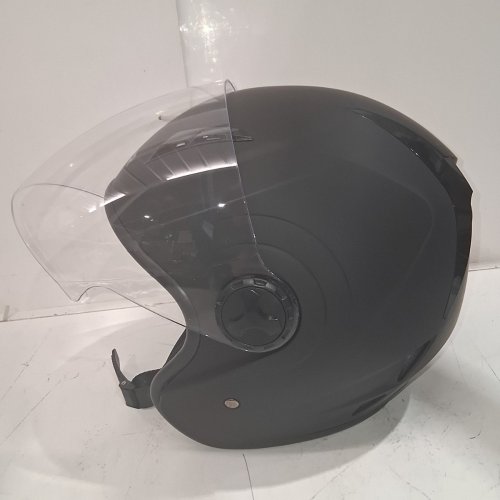 VEVOR 3/4-FACE HIGH DENSITY MOTORCYCLE HELMET - LARGE - BLACK image 6