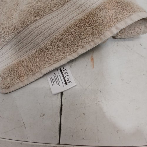SERENE HOME COLLECTION 100% COTTON BODY TOWEL - 38" X 50" - BEIGE - (MODEL:3410055) image 3