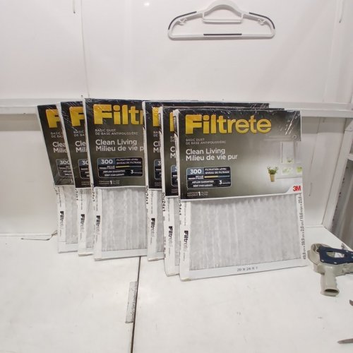 6PK FILTRETE BASIC DUST CLEAN LIVING PLEATED AC/FURANCE 300 FILTRATION AIR FILTER 20" X 24" X 1" (MODEL: 326D) image 2