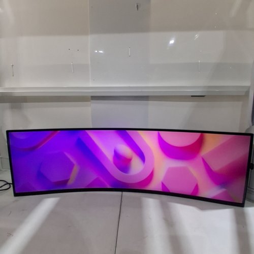 CRUA 49" CURVED GAMING 5 K DQHD MONITOR WITH BUILT-IN SPEAKERS, 1500R, FREESYNC, 120% SRGB - BLACK - (MODEL:CR490ZB) image 8