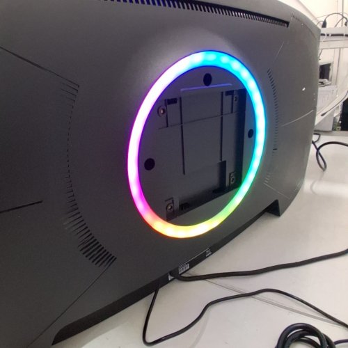 CRUA 49" CURVED GAMING 5 K DQHD MONITOR WITH BUILT-IN SPEAKERS, 1500R, FREESYNC, 120% SRGB - BLACK - (MODEL:CR490ZB) image 11