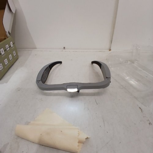 KIMDDO MAGNIFYING GLASS WITH LIGHT AND 4 DETACHABLE LENSES - 1.5X TO 5X - GREY - (MODEL:12539DC2) image 3