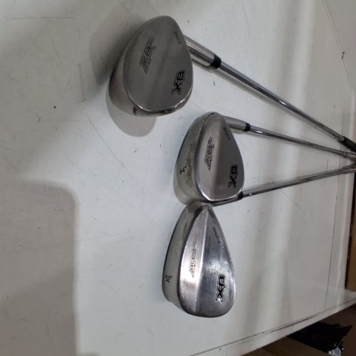 3PC COBRA ACER GOLF WEDGE SET - RIGHT HANDED - 52°, 58°, 64° LOFTS - SILVER/BLACK image 2