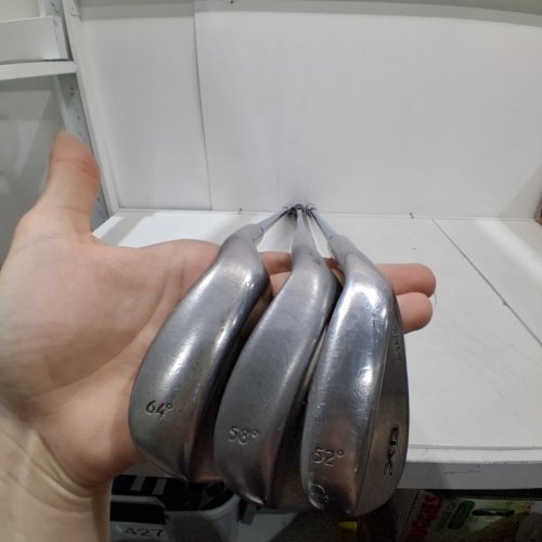 3PC COBRA ACER GOLF WEDGE SET - RIGHT HANDED - 52°, 58°, 64° LOFTS - SILVER/BLACK image 6