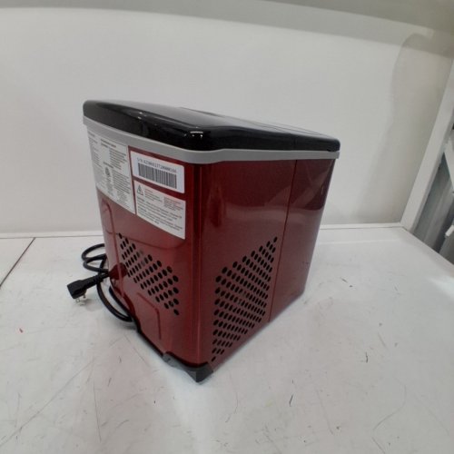 FRIGIDAIRE 26LBS ICE MAKER - STAINLESS RED - (EFIC117-SSRED-COM) image 6