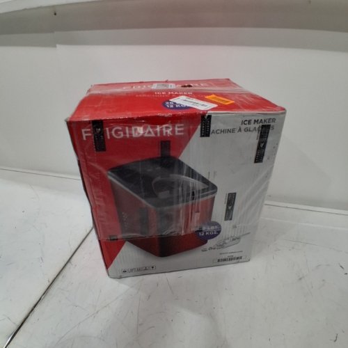 FRIGIDAIRE 26LBS ICE MAKER - STAINLESS RED - (EFIC117-SSRED-COM) image 8