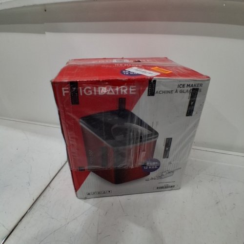 FRIGIDAIRE 26LBS ICE MAKER - STAINLESS RED - (EFIC117-SSRED-COM) image 9