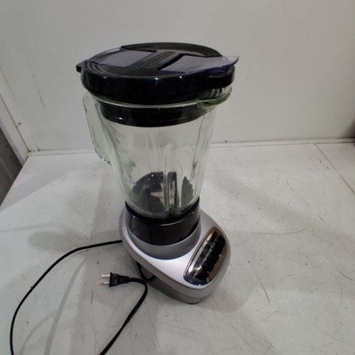 BLACK AND DECKER POWERCRUSH 4 SPEED SETTINGS MULTI-FUNCTION GLASS JAR BLENDER - 48OZ - SILVER - (MODEL: BL1220) image 3