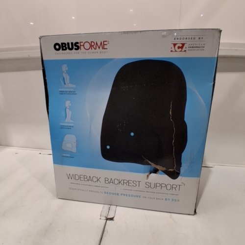 OBUSFORME WIDEBACK BACKREST SUPPORT - BLACK (MODEL: WB-BLK-CA) image 4