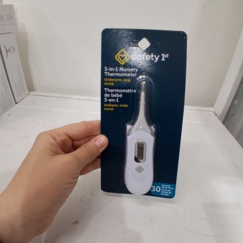 SAFETY 1ST 3-IN-1 NURSERY THERMOMETER - WHITE (MODEL: TH075) image 2