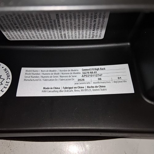 DIONO CONNECT3 R 2-IN-1 HIGH BACK BOOSTER SEAT - BLACK (MODEL: 56270) image 6